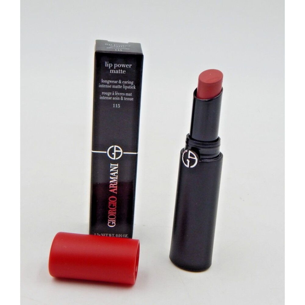 Giorgio Armani Lip Power Matte Lipstick 115 Affectionate .04 oz Longwear